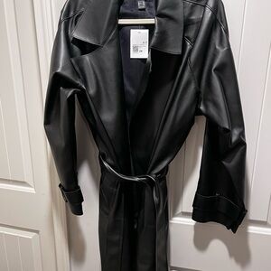 Forever 21 Black Trench Coat